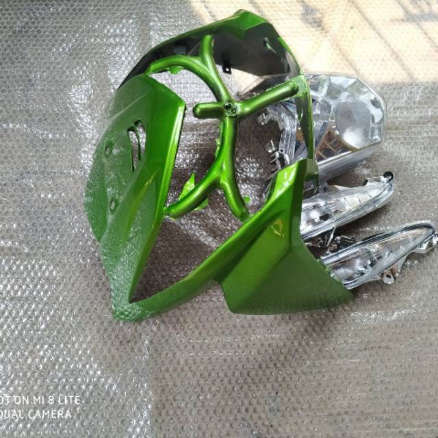 Tameng reflektor lampu sen BEAT FI LAMA 2013-2014,hijau