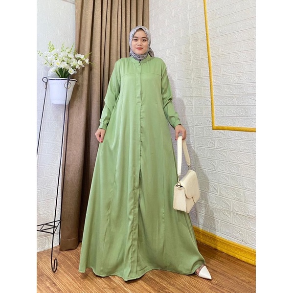 Gamis SHOFY, Bahan shakila premium. LD 110 PB 140