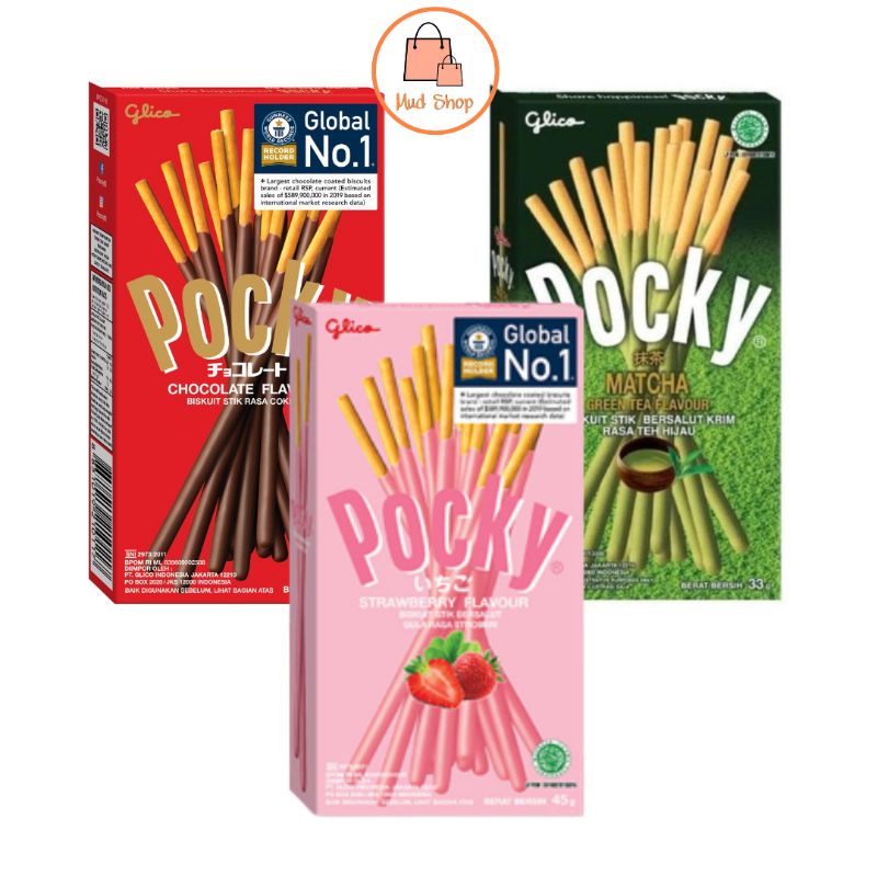 

Glico Biscuit Pocky Chocolate / Strawberry / Matcha