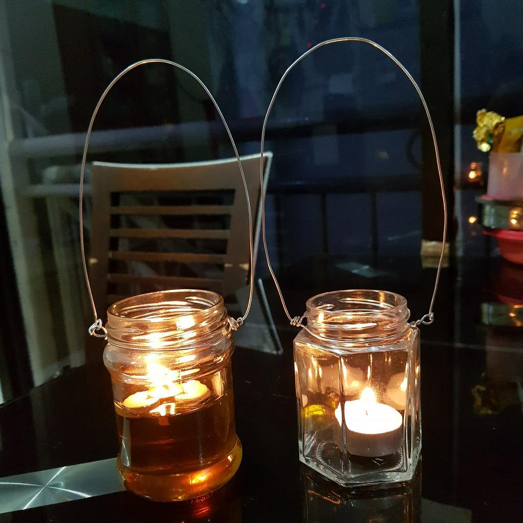 Candle in jar  /  botol kaca lilin / dekorasi / botol souvenir kado  / botol lampu taman / LILIN DEKOR RUANGAN / BOTOL UNIK LUCU KADO SOUVENIR / BOTOL LILIN