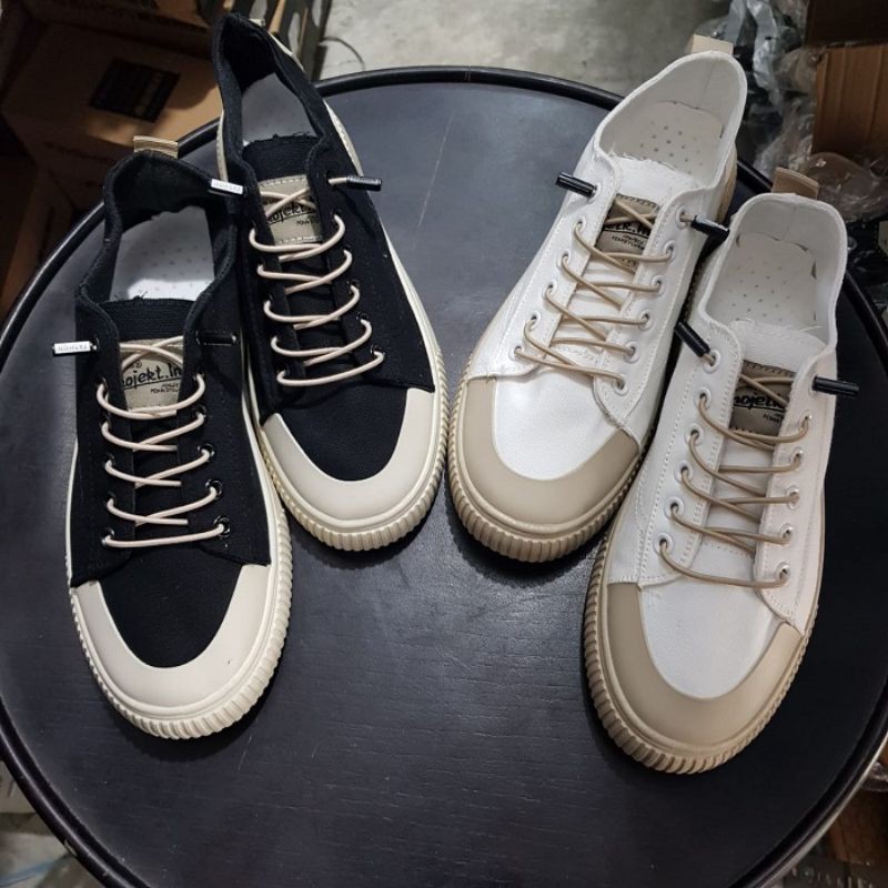 Sepatu Pria Sneakers 01166830 Men's Low-Cut Canvas Shoes