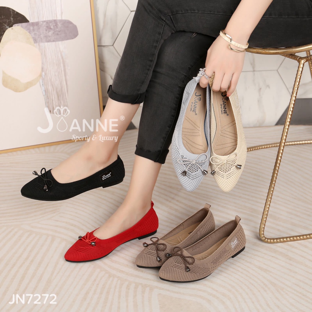 JOANNE FlyKnit Flat Shoes Pita #JN7272 ORIGINAL