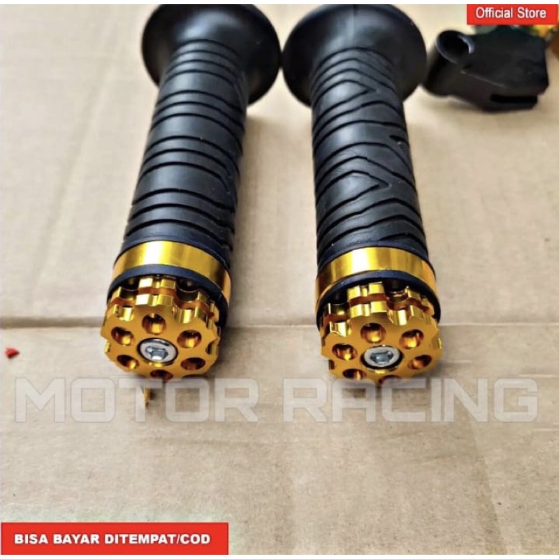 [PROMO] Handle REM dan KOPLING Stelan Variasi Motor FULL CNC Yamaha Vixion Old New RX King Scorpio Xabre R15 V3 New - GOLD HARGA 1 PAKET