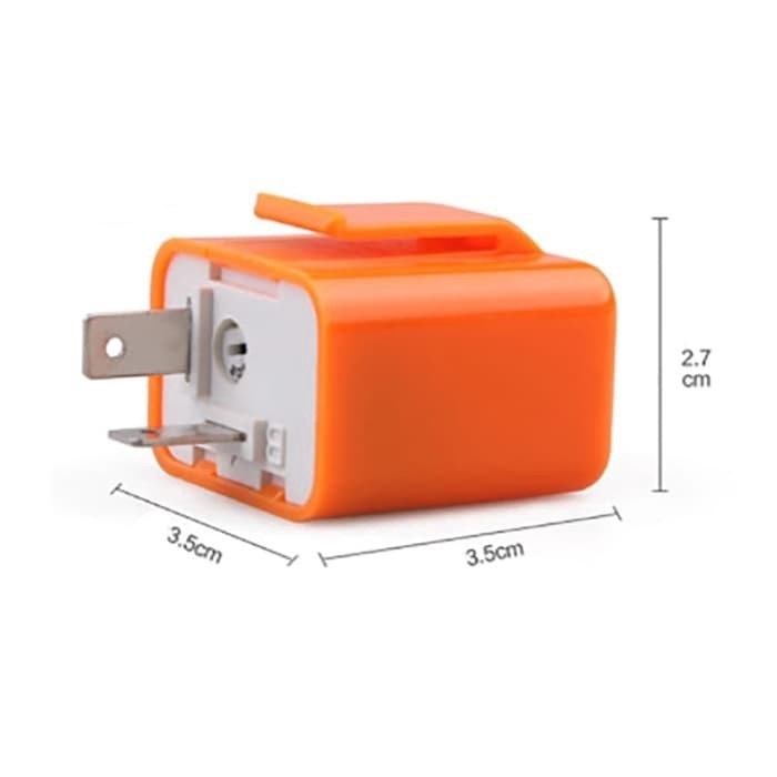 Flasher Flaser Pengatur Kedip Lampu Motor Sen Sein Sign LED Relay