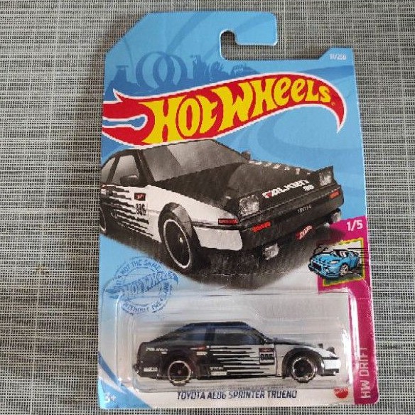 Diecast Hot Wheels Toyota AE86 Sprinter Trueno Mainan Anak Mobil Bus Truk