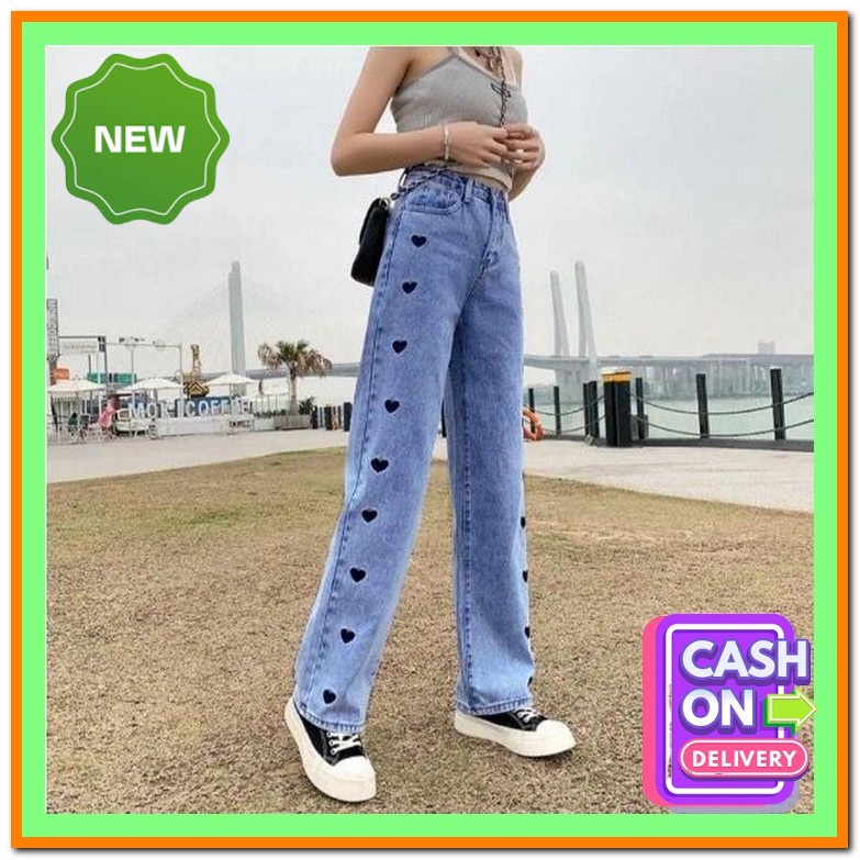 Celana Jins Wanita Terbaru 2022 Kulote Jeans Wanita Murah Celana Culote Jins Cewek Korean Style Cela