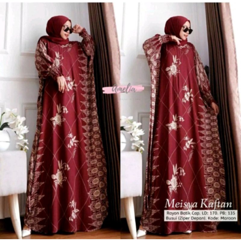 KAFTAN MEISYA | KAFTAN SUPER JUMBO LD 140cm | DASTER LOWO