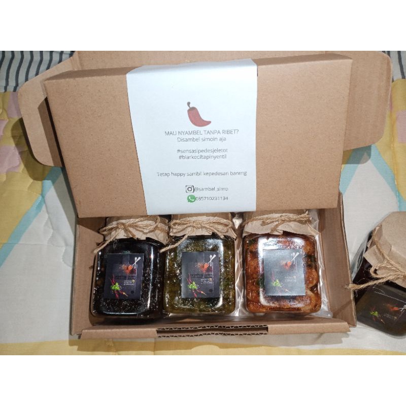 

Hampers gift Extra Box + lable + kartu ucapan