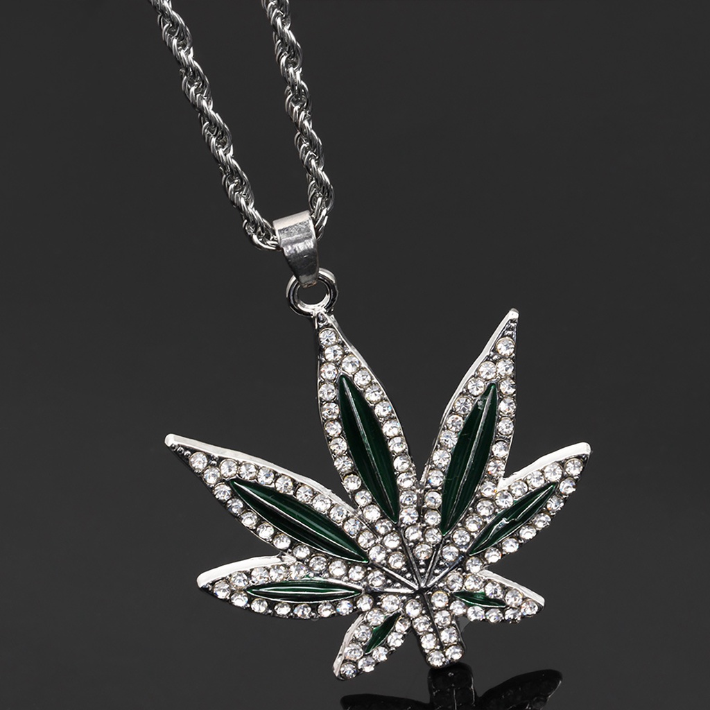 Hu Hu Hu Hu Hu Alat Bantu Pasang Kacamata♡ Kalung Choker Rantai Klavikula Bentuk Daun Aksen Berlian Imitasi Bahan Alloy Untuk Kencan