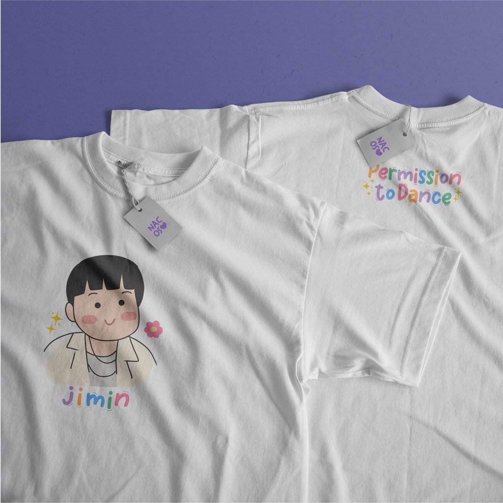 BTS PTD CUTE JIMIN Tshirt Tee Kaos Custom + Freebies