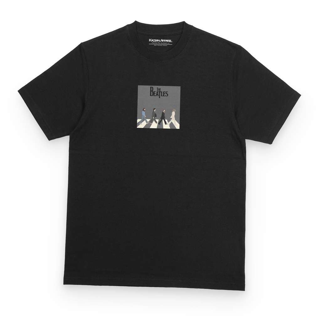 Kaos "The Beatles Abbey Road Vector" - Kaos The Beatles/Kaos Musik Band/Kaos Metal/Kaos The Beatles/