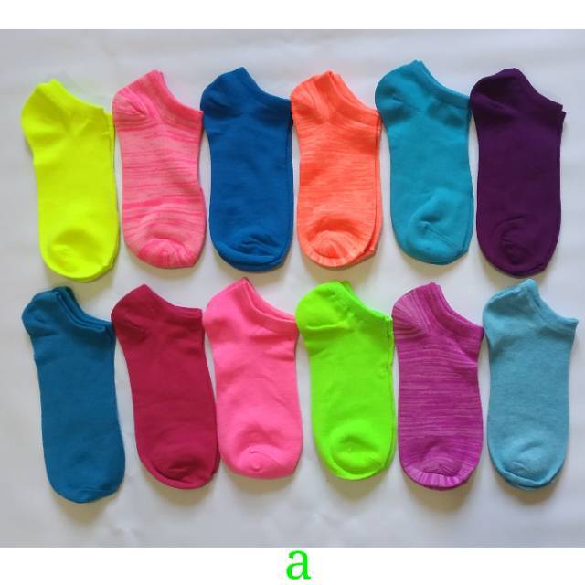  Kaos  kaki  warna polos  Dewasa  Shopee Indonesia