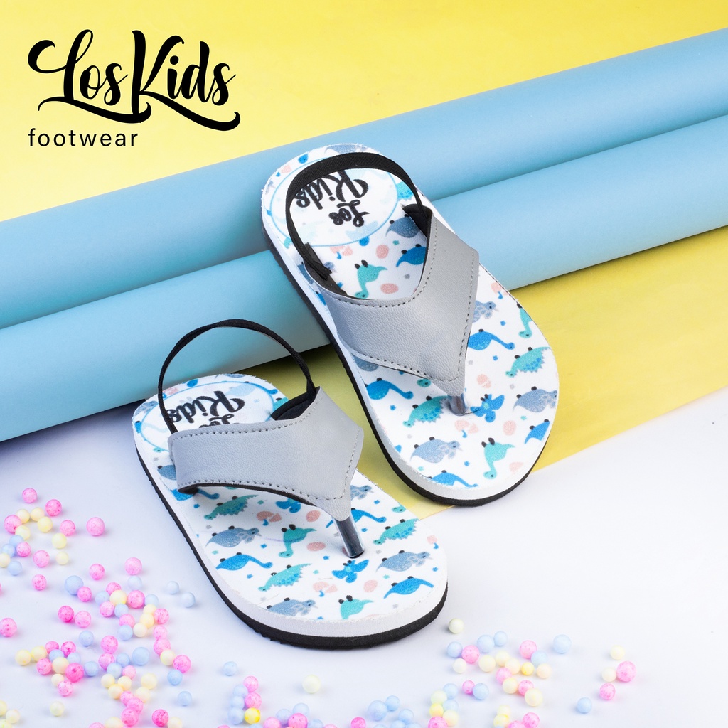 New 2022 Sandal Anak Baby / Sandal Anak Bayi 1 Sampe 2 Tahun Motif Hewan [ LosKids ]