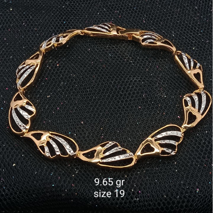 Gelang Emas 17 K - 9.65 gr Kadar 750 - 3452