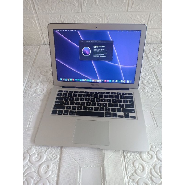 MACBOOK AIR 2015 CORE i5 RAM 4GB SSD 256GB 13INCHI MONTEREY