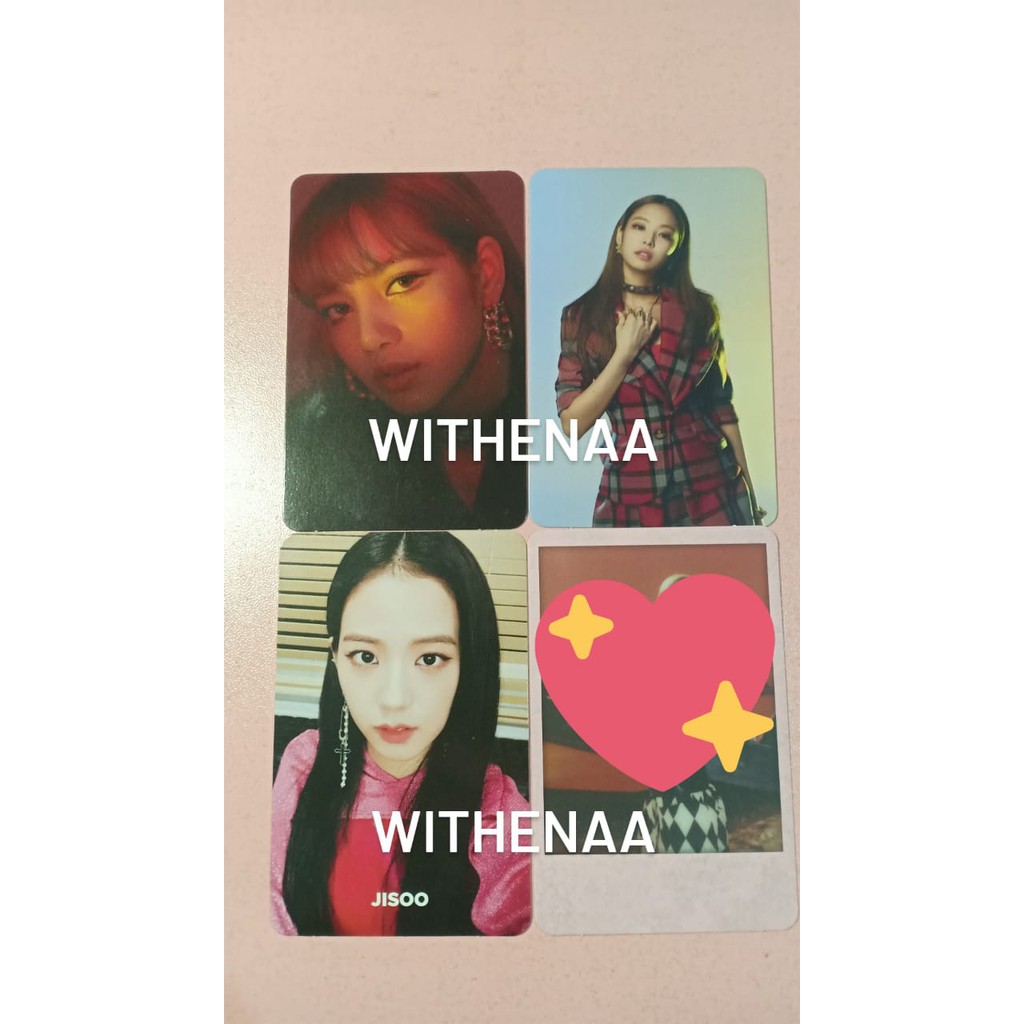 BLACKPINK LISA JISOO JENNIE PHOTOCRAD PC SQUARE UP