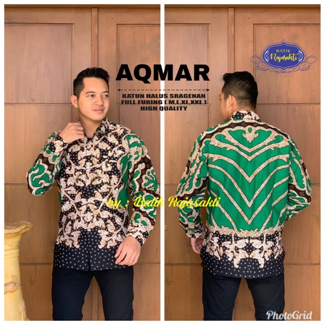 Kemeja Batik AQMAR Katun Cabut Full Furing Termurah