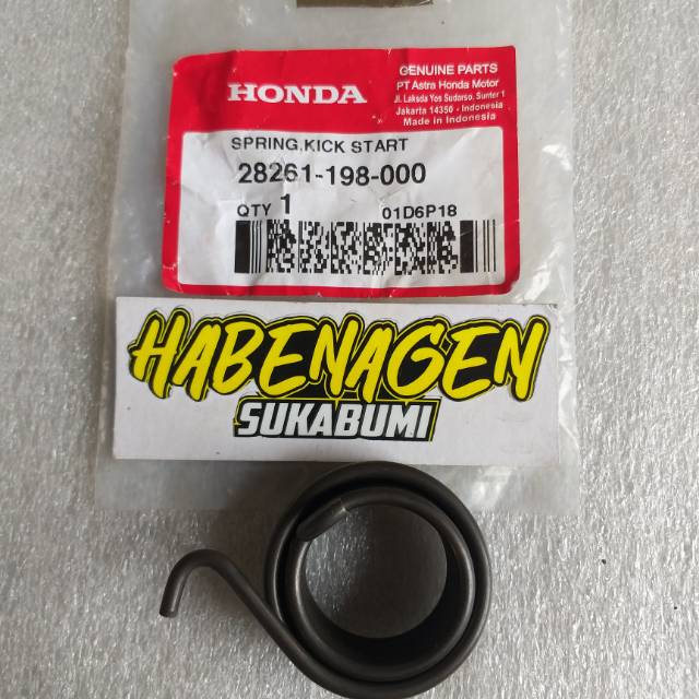 per pir spring selahan engkol slah selah kick stater starter honda win 100 ORI AHM ORIGINAL HGP