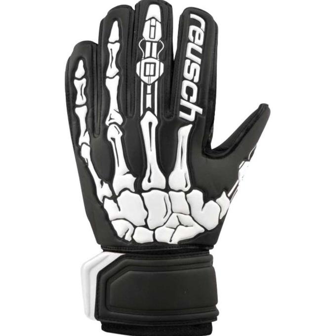 Promo Murah SARUNG TANGAN KIPER JUNIOR REUSCH X-RAY - (7701 Black White)