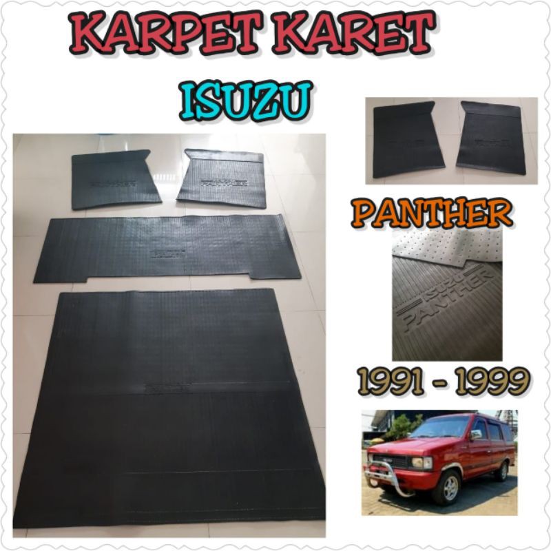 karpet karet alas lantai mobil isuzu panther 1991 - 2000