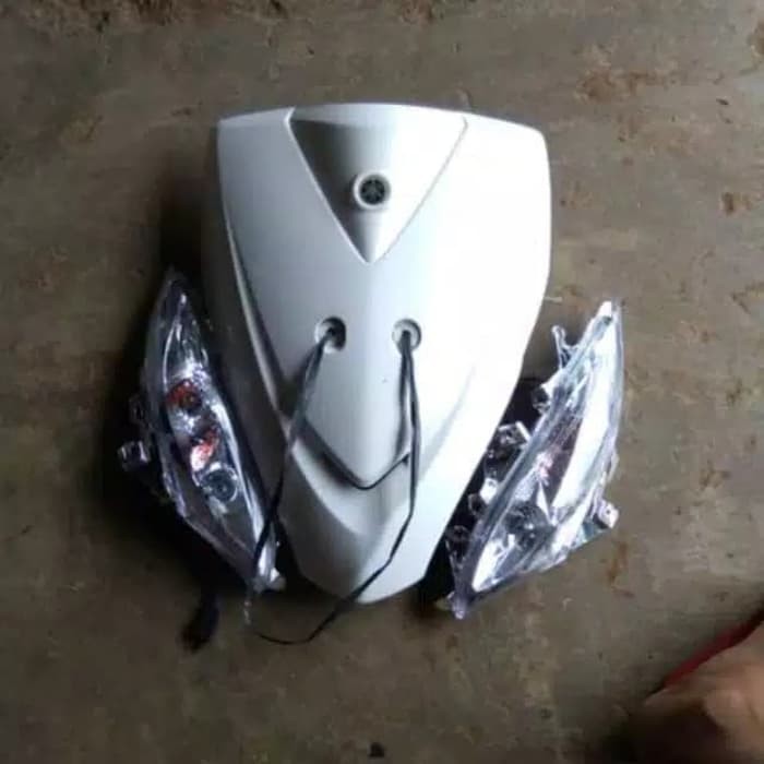 TERMURAH cover tameng body depan Yamaha mio J + lampu sen
