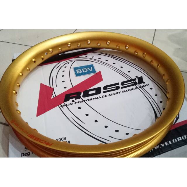Velg Rossi 185 X 17 U Shape Gold (185 Ring 17)