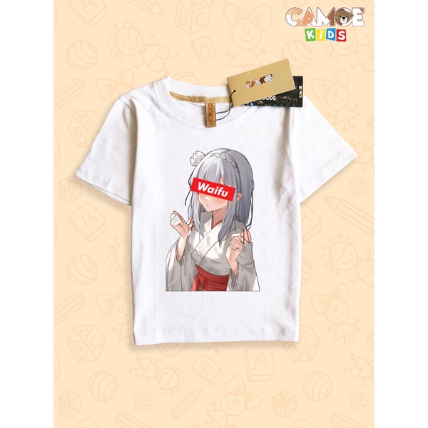 Kaos Anak KIDS Anime Waifu Emilia Re:Zero