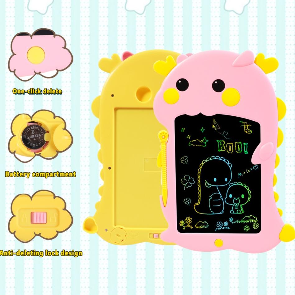 

Top Produk.. Mengmenglong anak-anak LCD papan tulisan tangan warna bayi kartun grafiti lukisan versi papan tulis