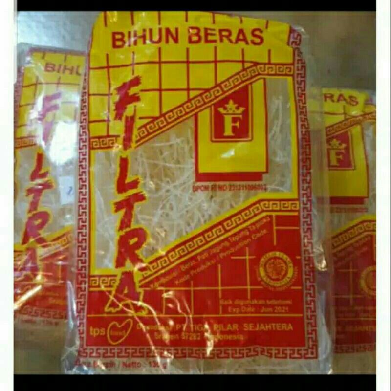 

bihun filtra 130 gram per pcs