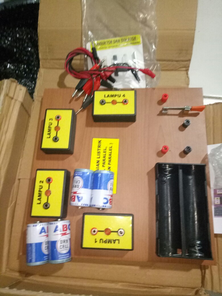 Kit Listrik Sd - Rangkaian Listrik Seri Dan Paralel Siswa Sd
