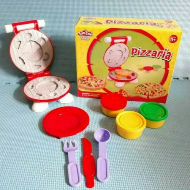 Fun Doh Pizzaria Fun doh Mainan Lilin Anak