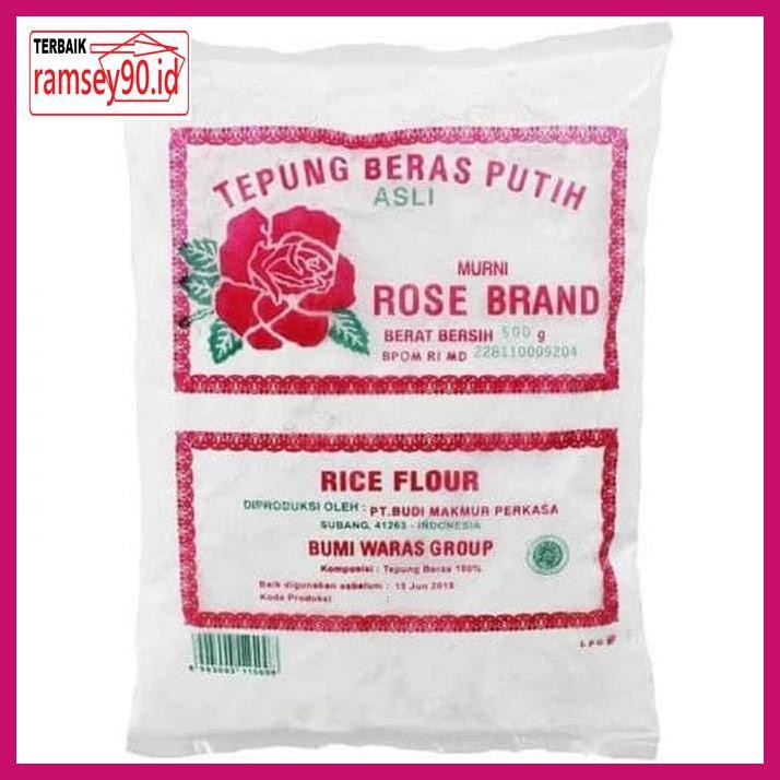 

Rytdhy- Tepung Beras Rose Brand 500G 7Utu7T-