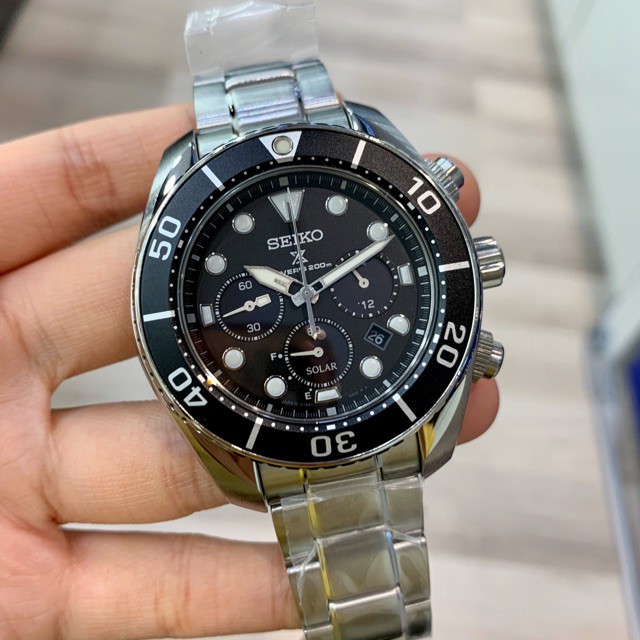 Seiko Prospex SSC757J1 Solar Black Sumo - Jam Tangan Pria SSC757