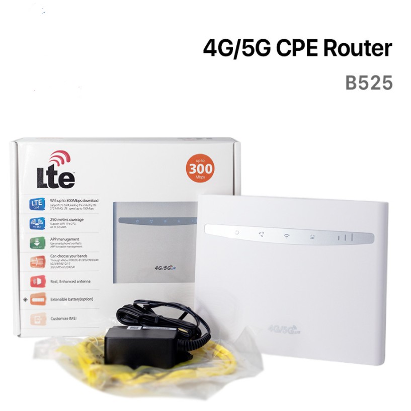 4G Wifi B525 dan B315 B535 B311 Ax5pro Router  300Mbps Suport all operator Telkomsel , XL , AXIS , indosat , Tri aon 3, Smartfren