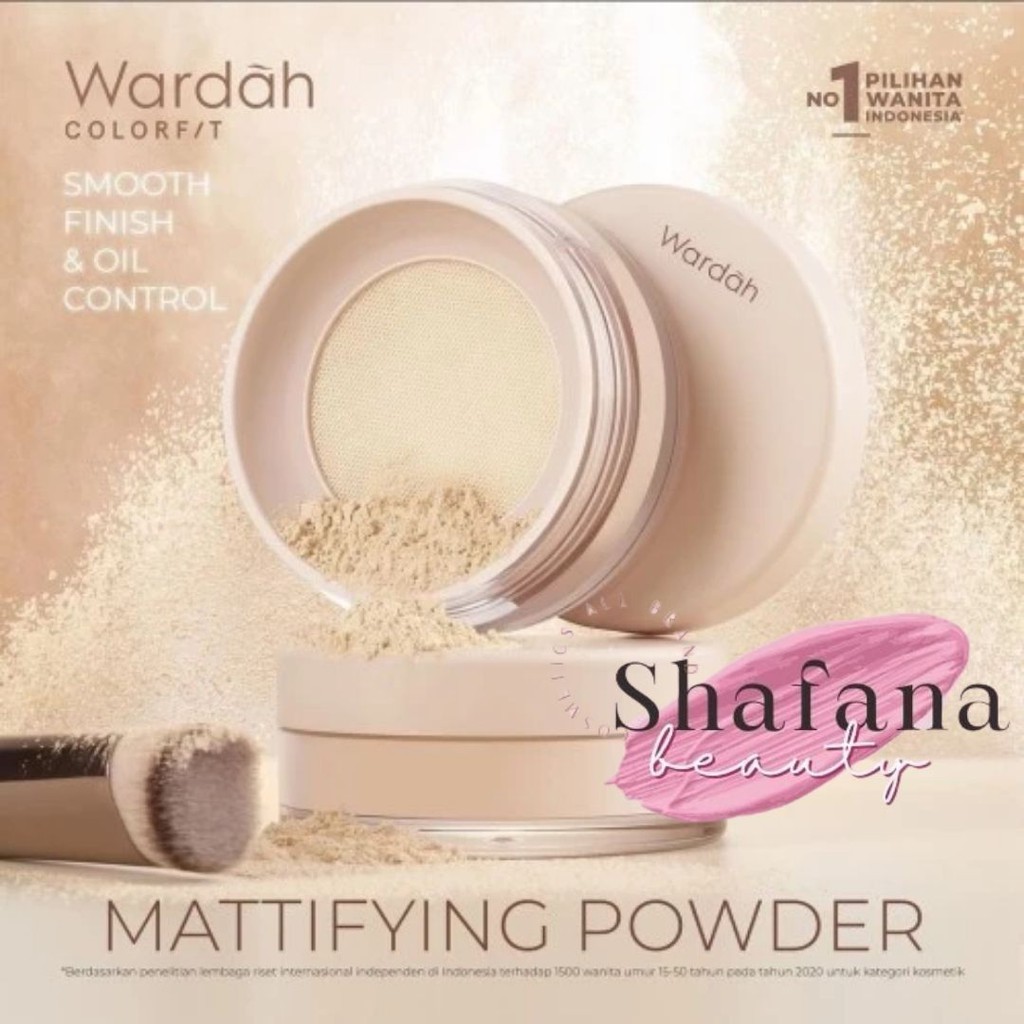 WARDAH COLORFIT MATTIFYING POWDER | WARDAH BEDAK TABUR MATTE COLORFIT