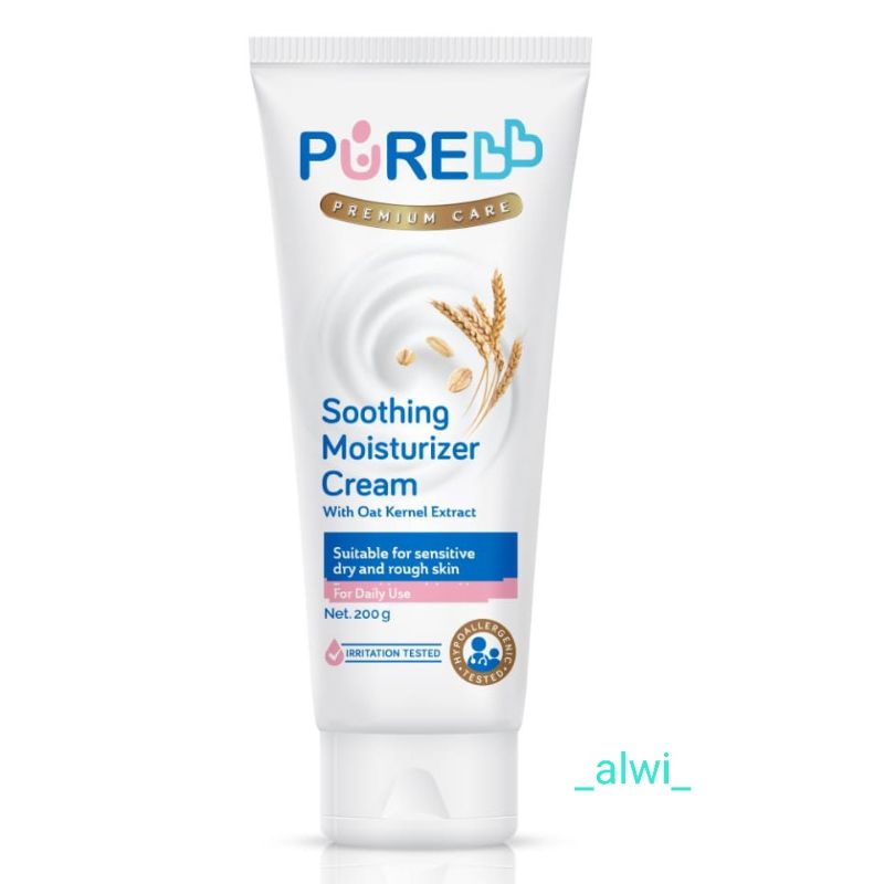 baby pure bb soothing moinsturizer cream 100gr/200gr