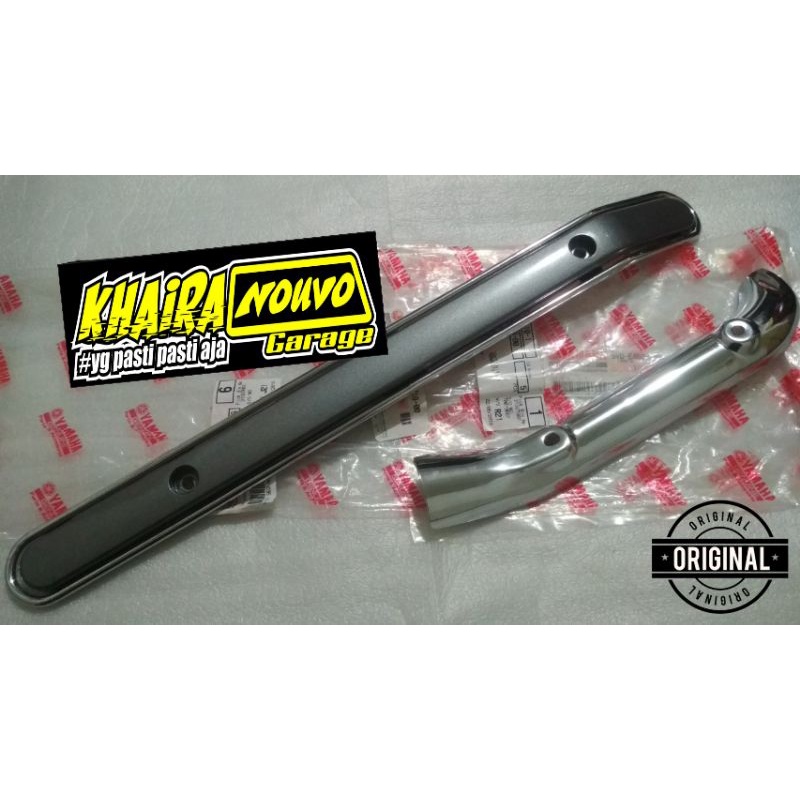 Tameng knalpot nouvo lele original pelindung knalpot nouvo lele original set tameng knalpot nouvo le
