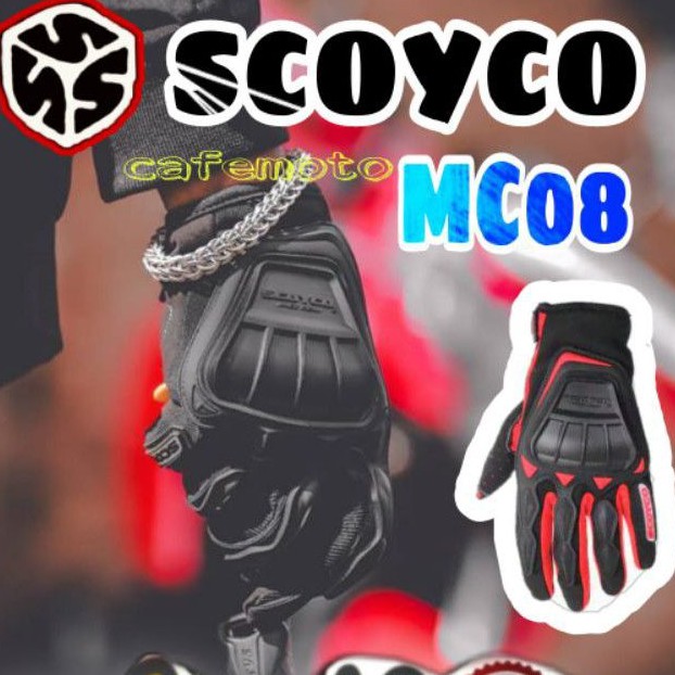 Gloves Scoyco MC08 Sarung tangan mc 08 glove original 100% MC-08