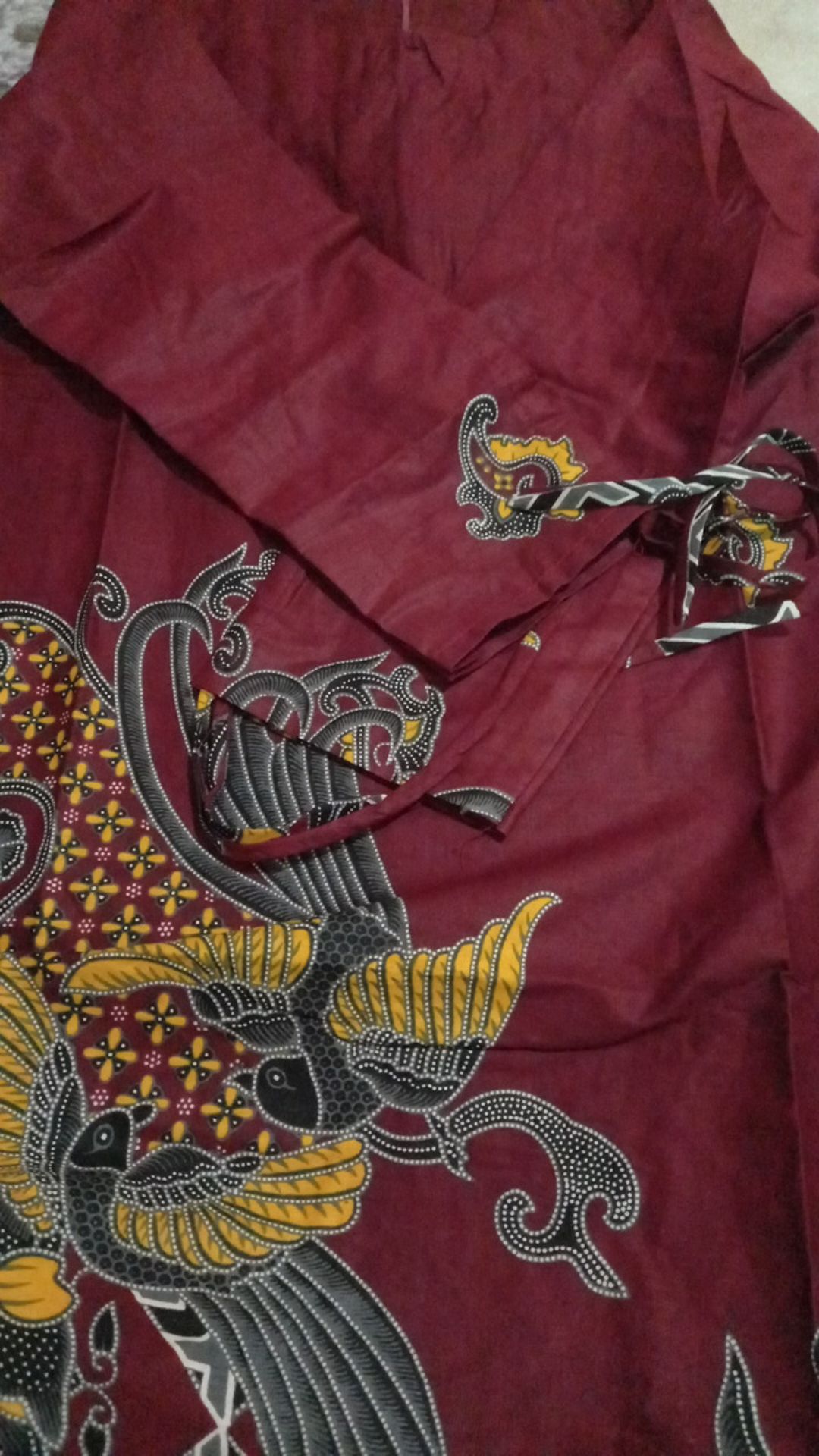 Batik Dolby Dolbi Dobby Doby Tenun Sutra Tulis Katun Atbm Baron Atasan Batik Wanita Sogan Srg308