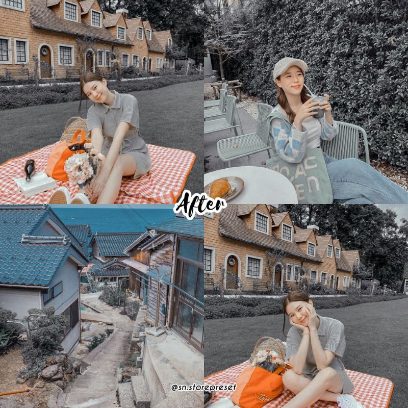 PRESET LIGHTROOM KOREAN GREY ORANGE