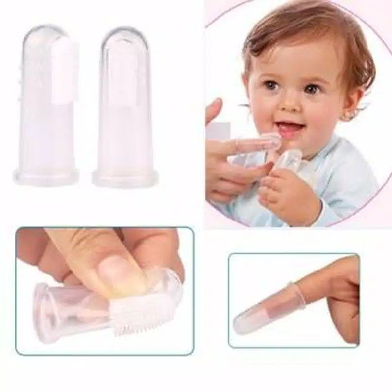 SIKAT GIGI gusi BAYI + BOX Bahan Karet Silikon chn