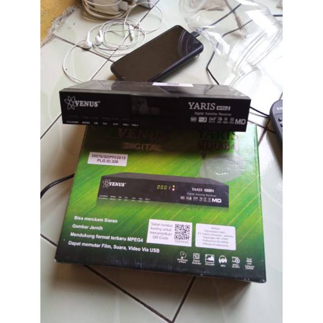receiver mpeg4 bekas, venus yaris bisa ninmedia