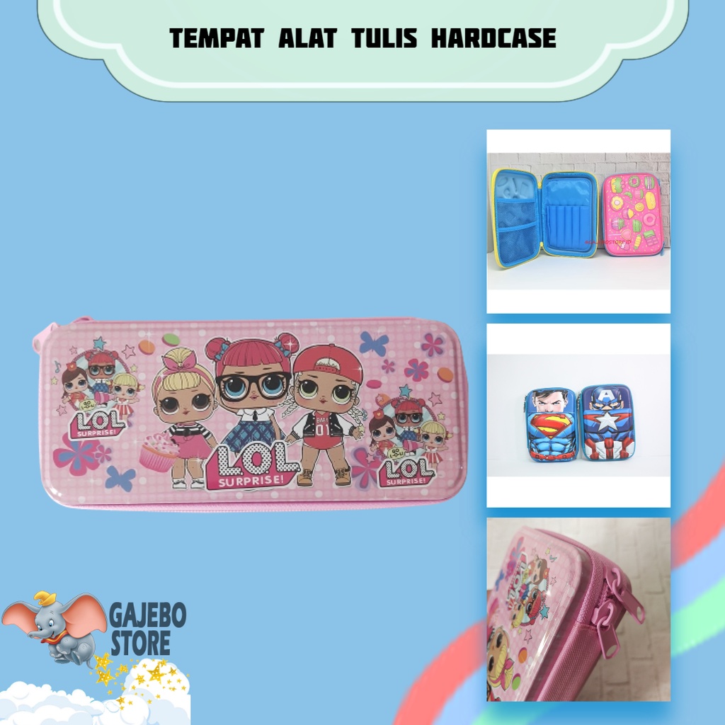 

TEMPAT ALAT TULIS HARDCASE / PENCASE / PINSIL CASE / TEMPAT PENSIL / ALAT TULIS