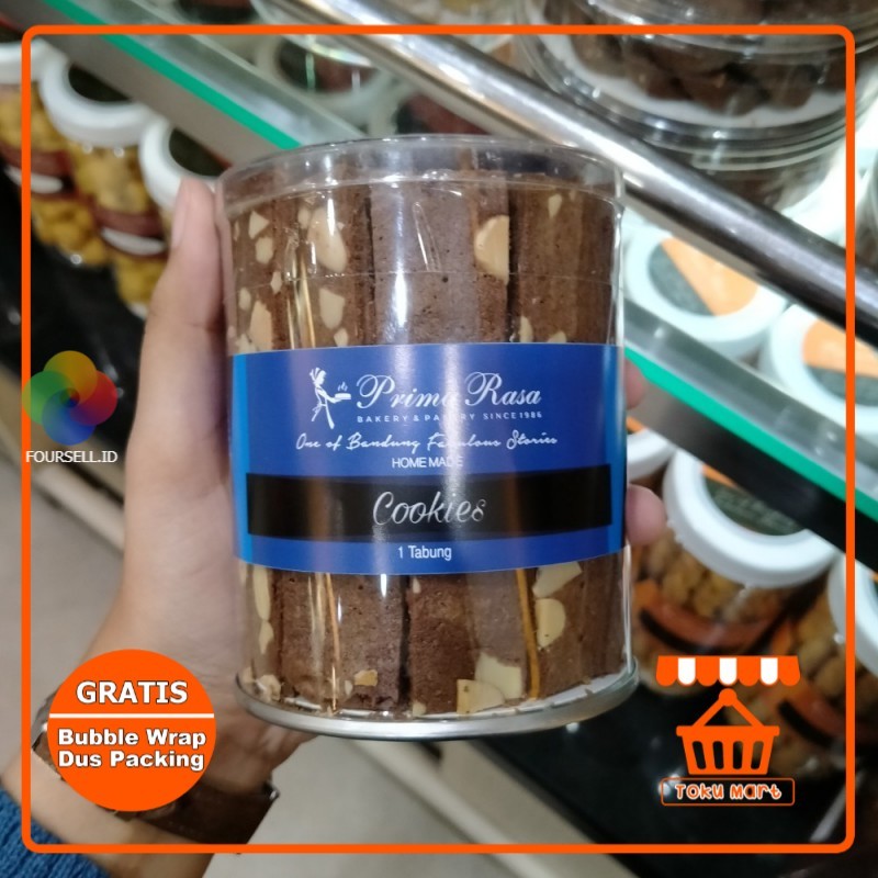 Prima Rasa - Brownies Almond Kering (PACKING AMAN) - Brownies Kering Primarasa Bandung Oleh Oleh Ban