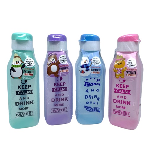 Botol Minum Fliptop Segi Takuma 550 ml Tali| Souvenir Ultah Acara lainnya