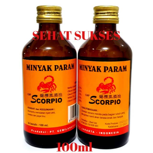 Minyak Param 100ml - Cap Scorpio