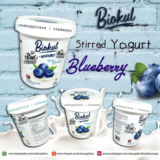 

Biokul Stirred Yogurt BLUEBERRY 1Liter, Best Yogurt, Best Price !!