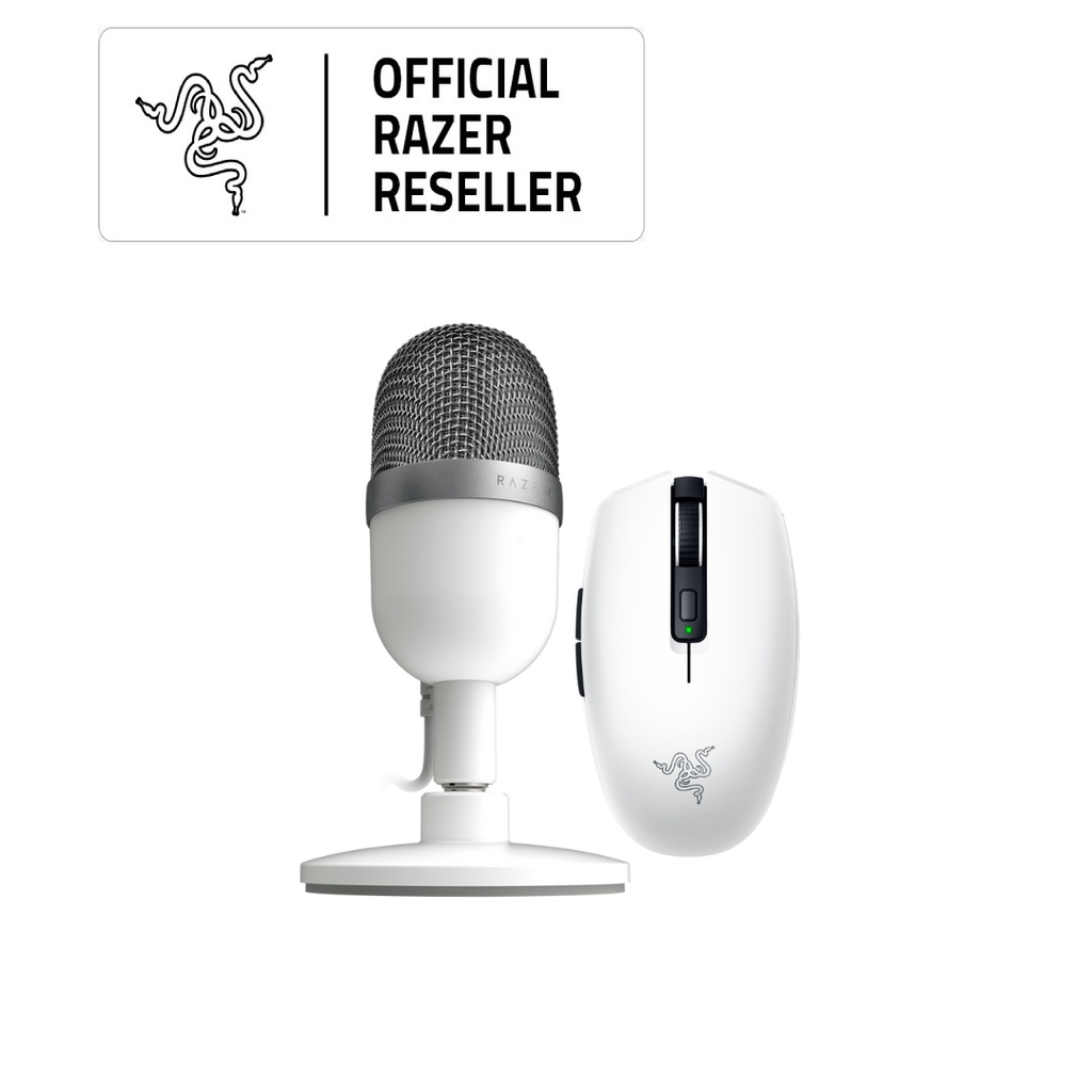 Jual Razer Seiren Mini Mercury + Razer Orochi V2 White Bundle | Shopee ...