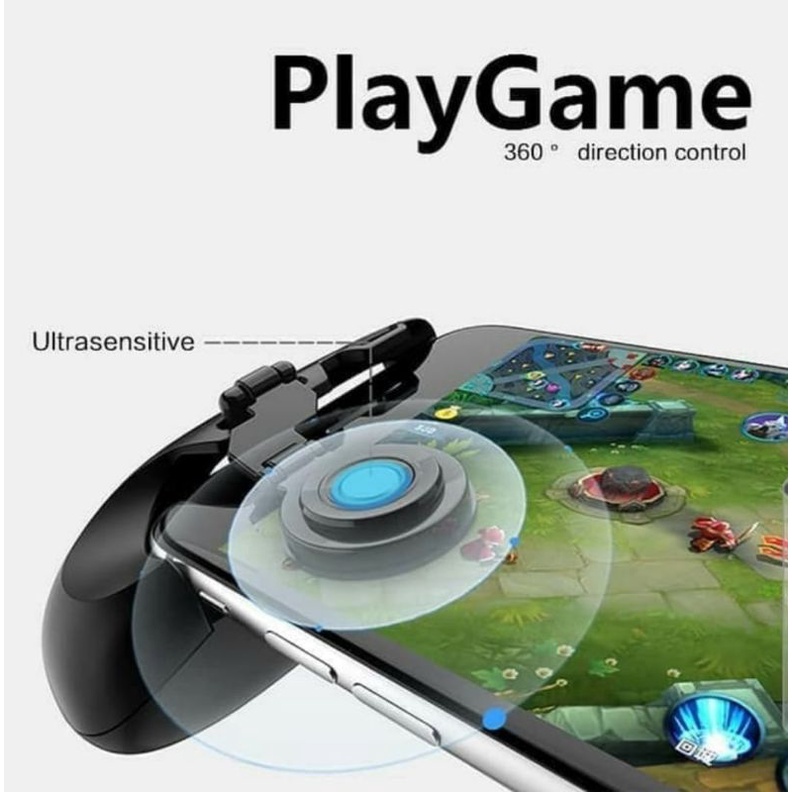 Portable Gamepad Joystick Analog Controll Iphone Android Game Handle Phone Tempat Hp