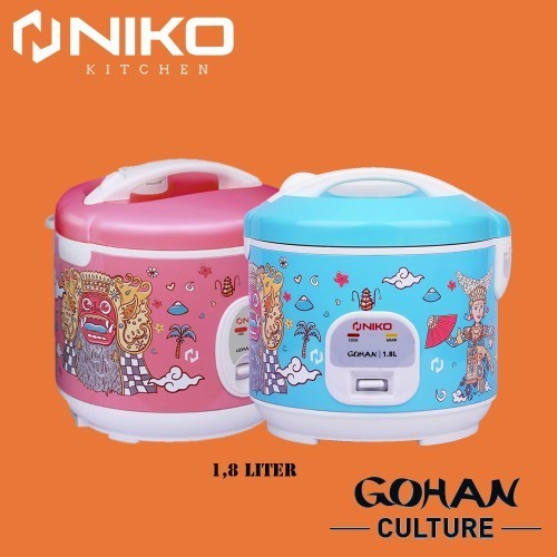 Niko Magic Com Gohan Culture 1.8 Liter Penanak Nasi Rice Cooker